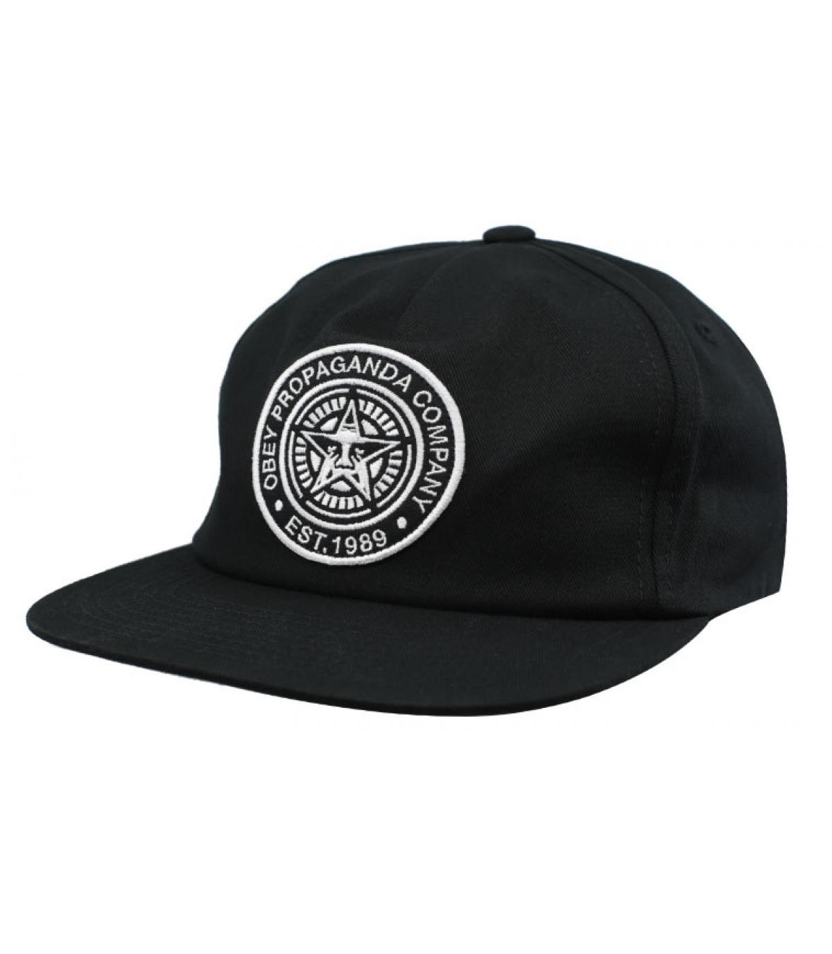 Snapback Established 89 black Obey